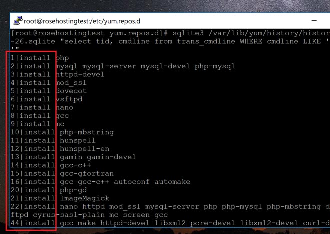 Yum List Available Packages Jnrpon