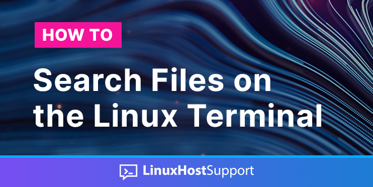 how to search files on the linux terminal
